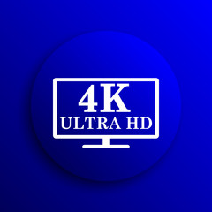 4K ultra HD icon