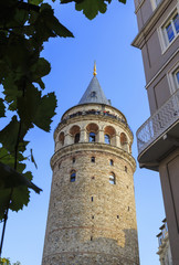 Galata Tower in Istanbul, Turkey