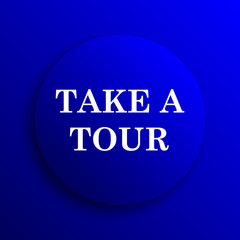 Fototapeta premium Take a tour icon