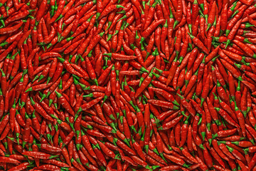 Fototapeta premium Background image of red peppers.