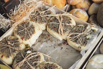 Traditional handmade cheese