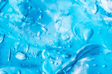 Bubble abstract water gel texture.