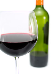 Wine Glass and a Bottle