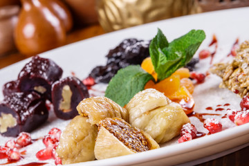 Dried fruits dessert