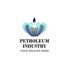 Obraz premium Petroleum Industry logo. 