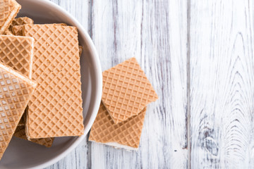 Vanilla Cream Waffles