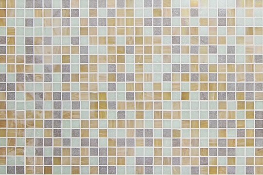 Colorful Mosaic Wall Background Texture