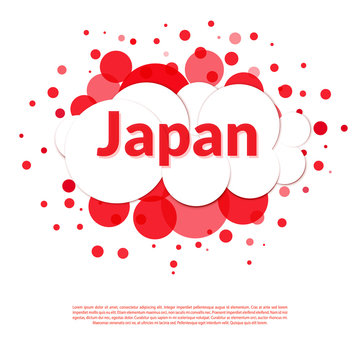 Japan flag banner