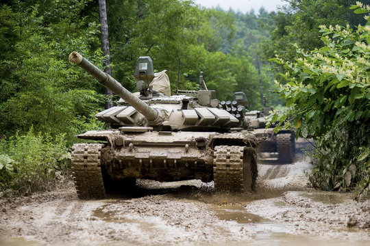 Russian tank T-90 