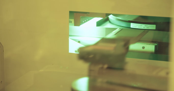 Silicon wafer production process