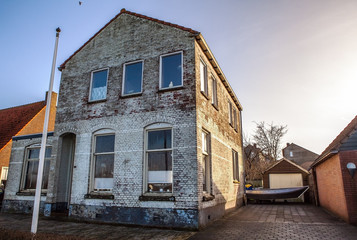 Old cozy house in Giethoorn, Netherlands.
