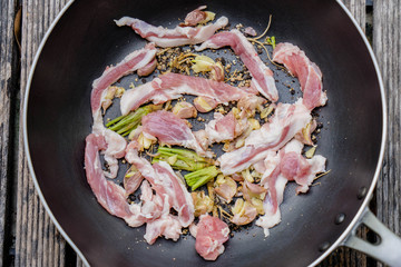 raw pork