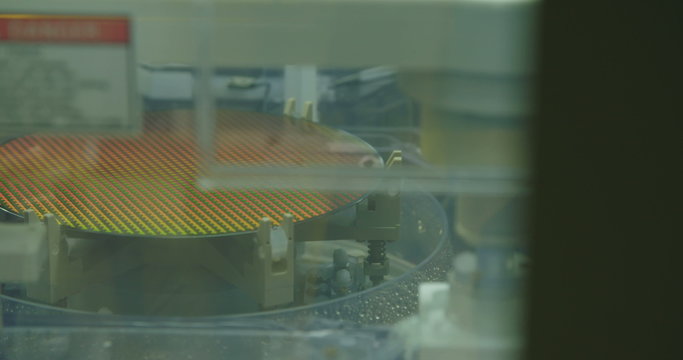 Silicon wafer production process