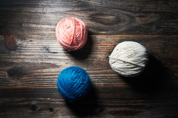 Balls of yarn