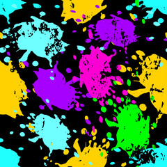colored spots graffiti beautiful seamless abstract background