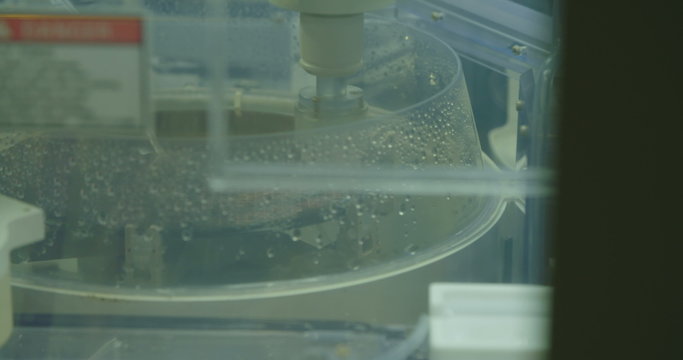 Silicon wafer production process