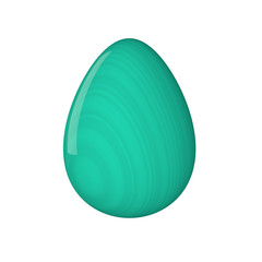 Easter egg. Painted. 3D object. Render. Easter Holiday.