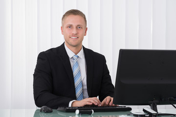 Smiling Young Businessman
