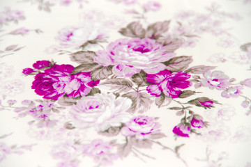 Obraz premium vintage style of tapestry flowers fabric pattern background