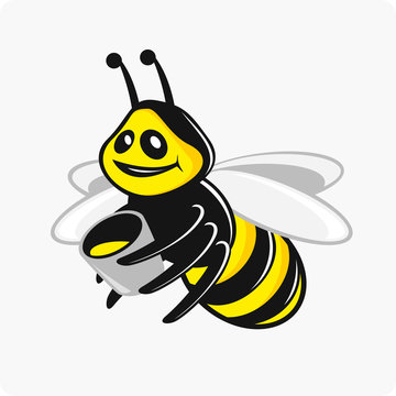 Bee with honey
