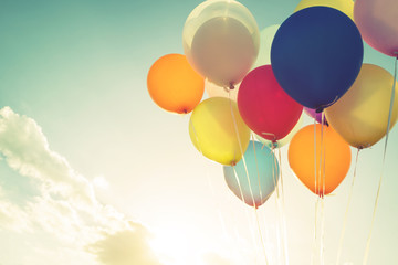 birthday butterfly template banner filter of birthday multicolor retro balloons party. Vintage Instagram birthday butterfly template banner filter of birthday multicolor retro balloons party. Vintage Instagram