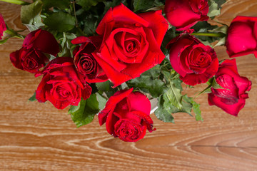bunch of red rose