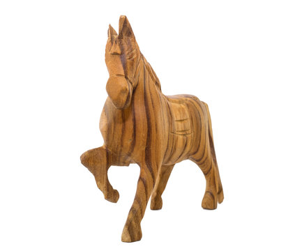 Thai wood carving horse