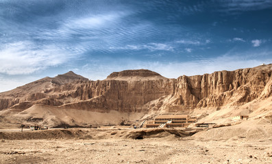 Fototapeta na wymiar Mortuary Temple Of Hatshepsut