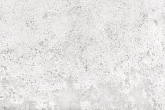 Grunge white concrete wall texture white background