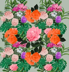 Ingelijste posters floral © theerapol