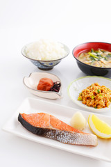 おいしそうな和風朝食