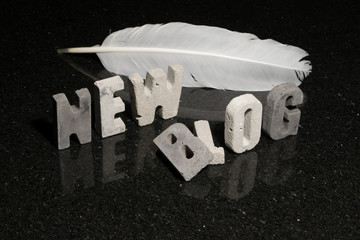 Conceptual illustration of launching a new blog