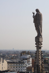 Statue du toit du Duomo