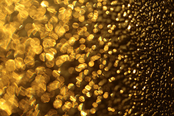 Sparklinf yellow glass background
