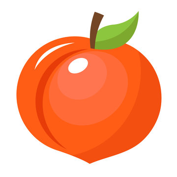 Peach Fruit Icon