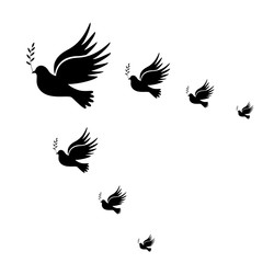 Dove of peace. Dove of Peace Vector. 