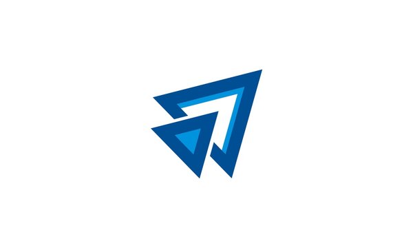 shape triangle arrow company logo