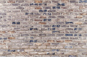 Large background of gray urban brick wall