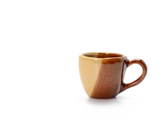 Obraz premium coffee cup on white background
