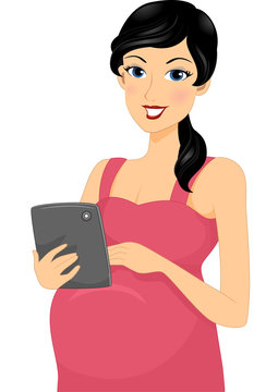recommend clip art: Girl Pregnant Browse Tablet