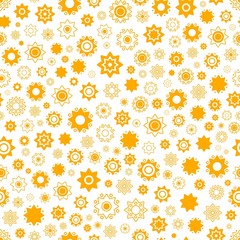 Constellatio star vector seamless pattern. 