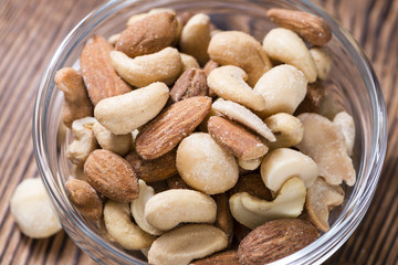 Mixed roasted and salted nuts
