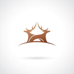 Two deers symbol