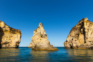 Beautiful cliffs in the ocean