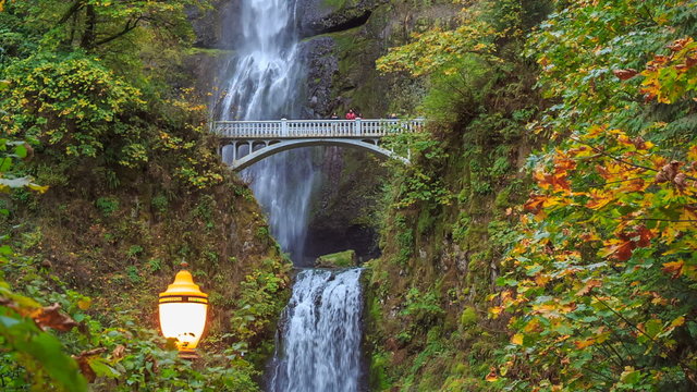 Multnomah Falls, Columbia River Gorge, Oregon, USA
