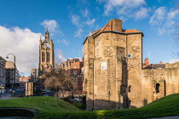 Obraz premium Black Gate and St Nicholas Cathedral