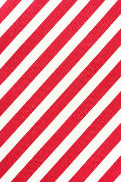 white and red striped fabric texture.