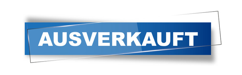 Button | Schild | Ausverkauft