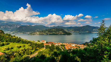 Iseo Lake Sebino Lombardy Italy - Monte Isola