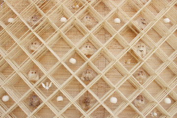 Naklejka premium Abstract handcraft background.